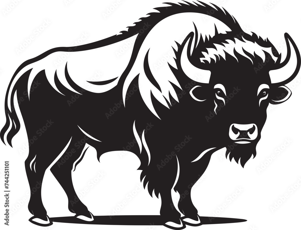 Embrace Timeless Appeal Black Bison Logo for Generations Unleash Brand Potential and Growth Black Bison Design Embrace Timeless Appeal Black Bison Logo for Generations Unleash Brand Potential and Growth Black Bison Design
