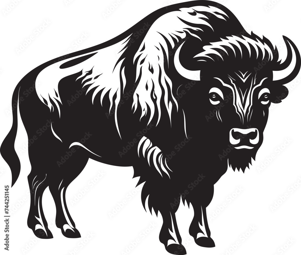 Wild and Untamed Black Bison Graphic The American Bison A Black Icon Wild and Untamed Black Bison Graphic The American Bison A Black Icon