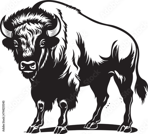 Black Bison A Symbol of Natures Power Unleash the Primal Force Black Bison Icon