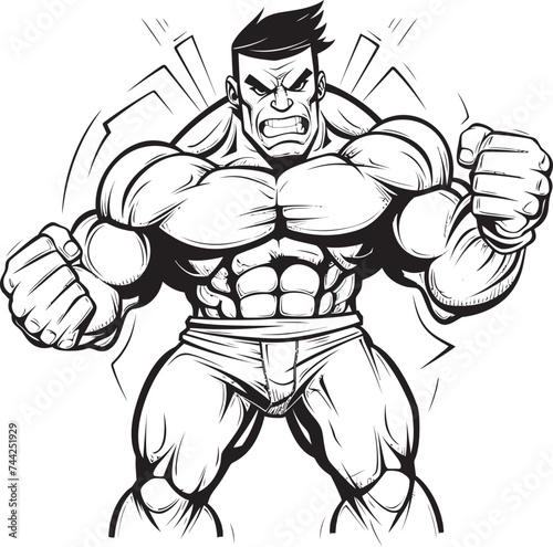 Irony Man The Superhero of Self Improvement Muscle Mayhem A Caricatured Clash of Comic Proportions