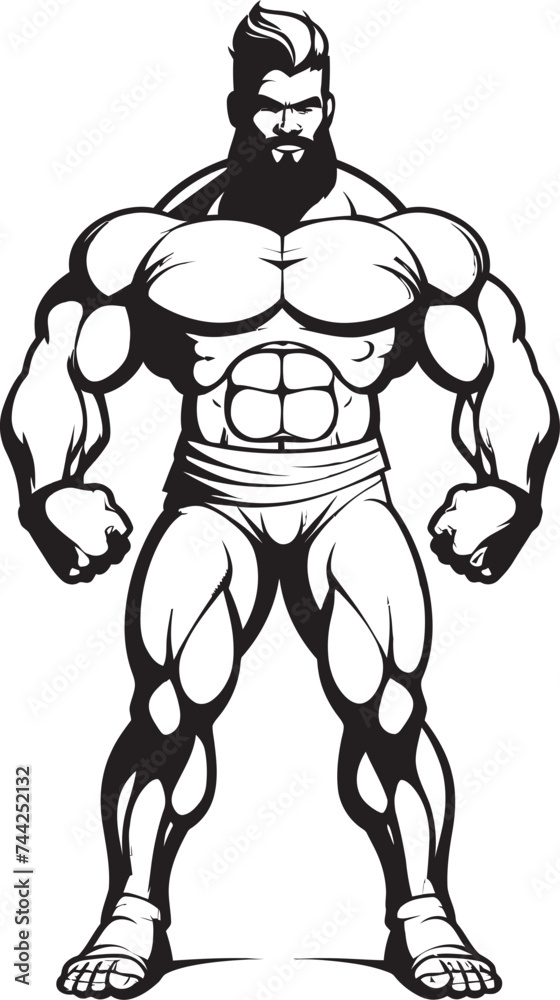 The Schwarz enegger Sketch A Cartoon Colossus From Gym Rat to Giggle Inducing Graphic Buffoonery in Black and White