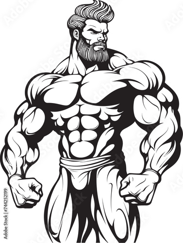 From Gym Rat to Giggle Machine A Bodybuilder Caricature for Chuckles The Buffoon Bodybuilder When Muscles Meet Mirth