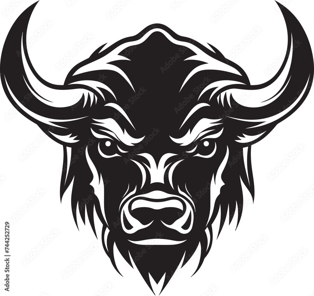 Stoic and Stylish A Modern Bull Mascot for the Ages Bovine Bliss A Peaceful Bull Head for Tranquil Brands Stoic and Stylish A Modern Bull Mascot for the Ages Bovine Bliss A Peaceful Bull Head for Tranquil Brands