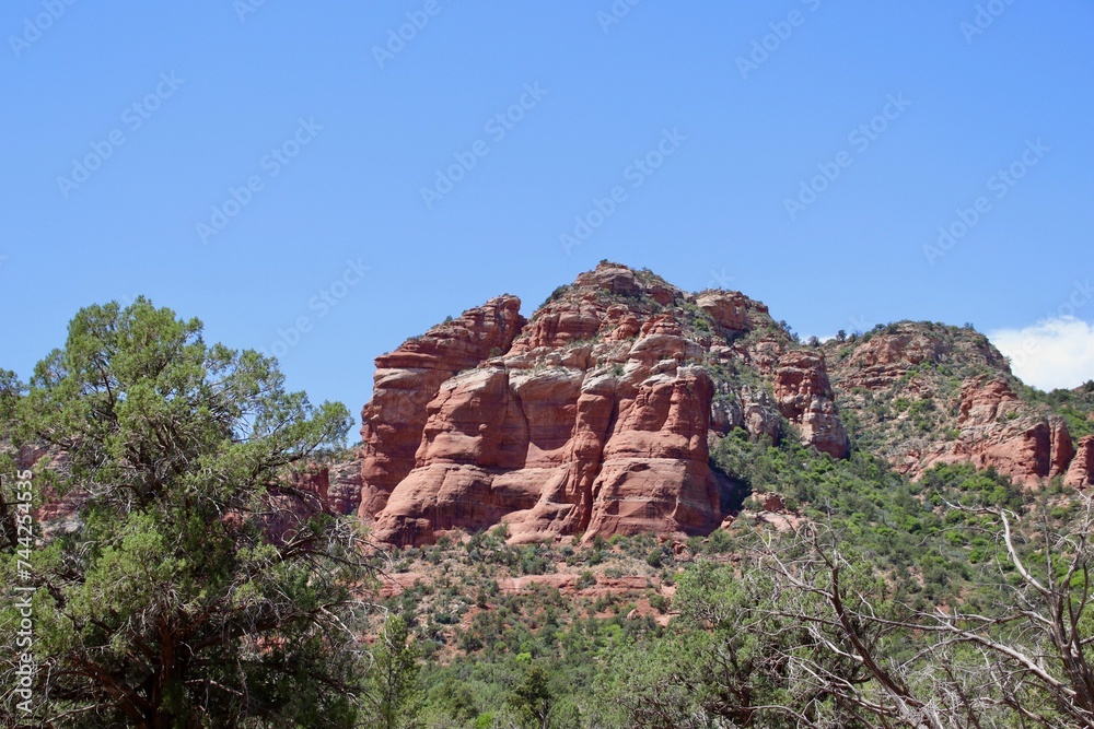 Vibrant Red Rock in Sedona, Arizona