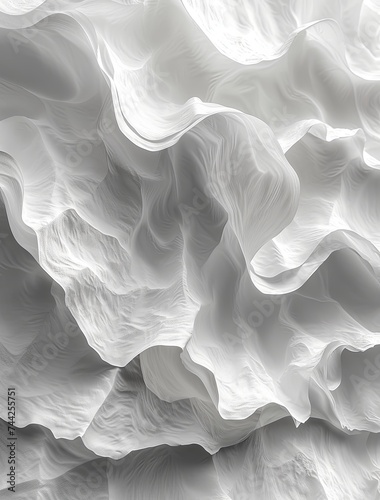white paper texture, creased paper background, in the style of minimalist illustrator, unapologetic grit, sketchfab, textural explorations. Generative AI. © Skiffcha