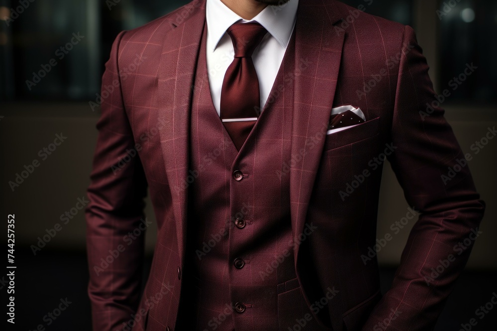 Businessman suit. Nature studio person. Generate Ai Businessman suit. Nature studio person. Generate Ai