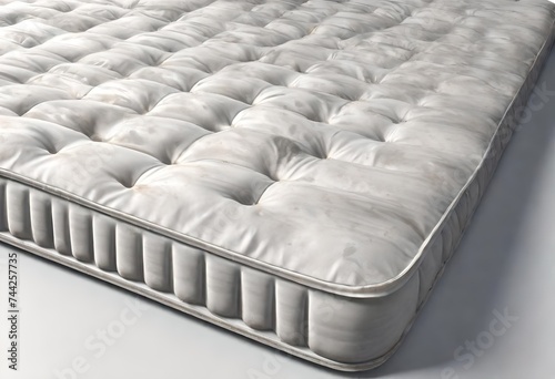 a fictional unbranded dirty mattress, king size, queen size, twin size, single size, double size photo