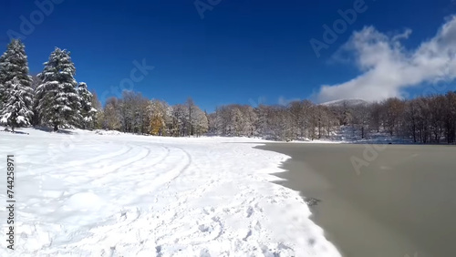 The Black Lake in Bejaia Province, Algeria
