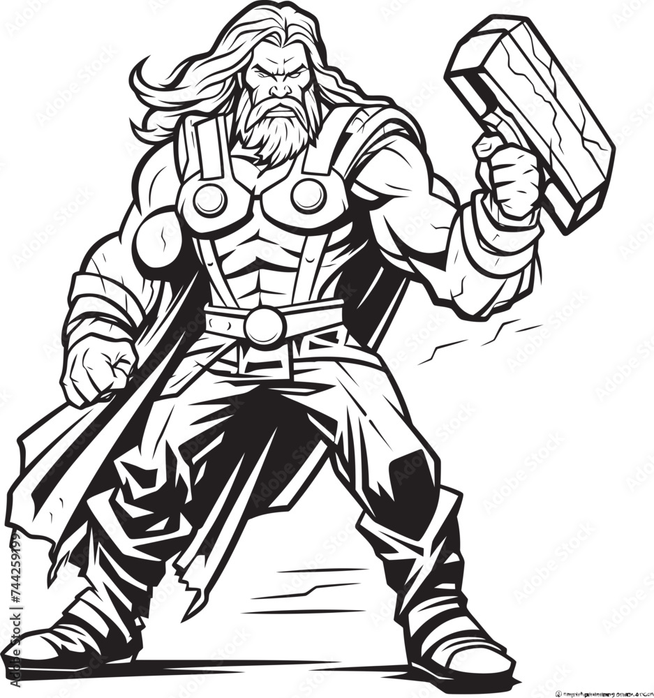 Warriors Mane Iconic Axe Vector Heroic Edge Long Haired Axe Icon Warriors Mane Iconic Axe Vector Heroic Edge Long Haired Axe Icon