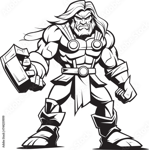 Wallpaper Mural Blade Bravery Iconic Axe Emblem Axe Affinity Black Hero Vector Torontodigital.ca