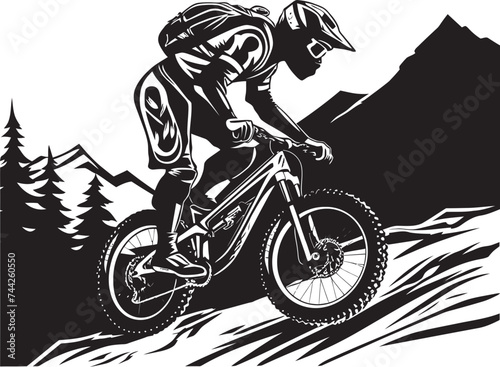 Extreme Expedition Black Downhill Icon Vertigo Venture Iconic Bike Design