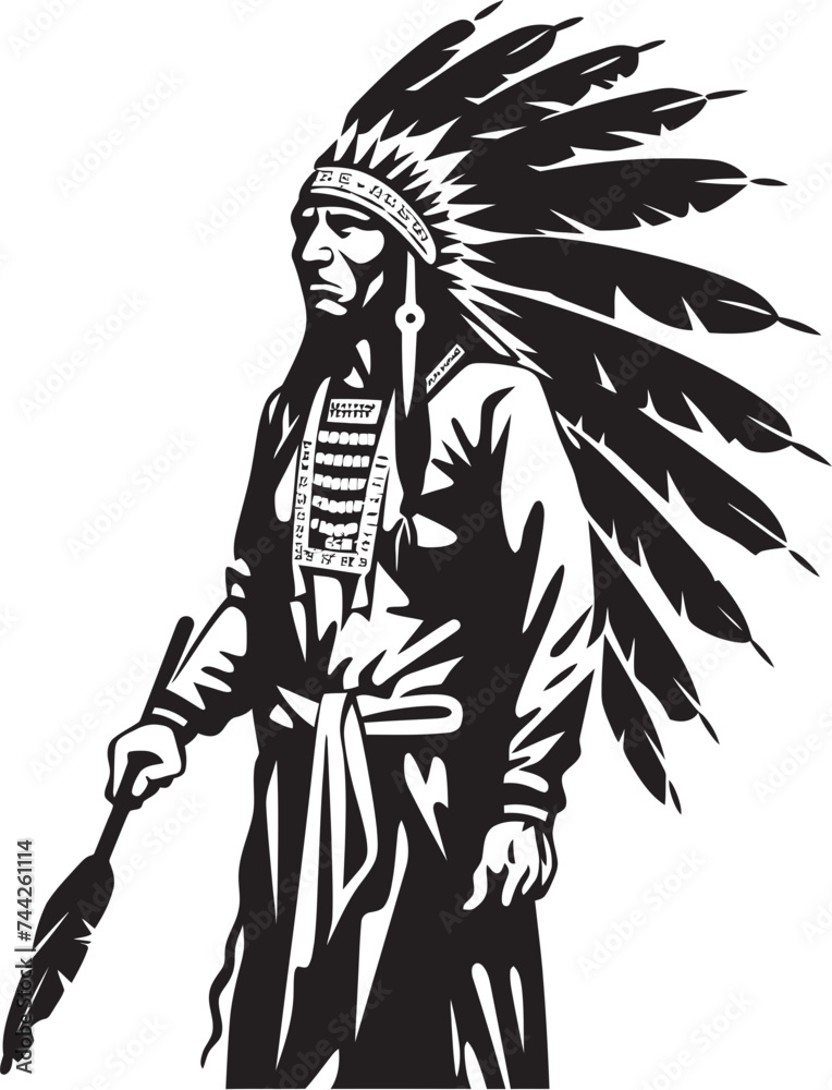 Vision Quest Iconic Chief Design Chieftains Valor Chief Logo Icon Vision Quest Iconic Chief Design Chieftains Valor Chief Logo Icon