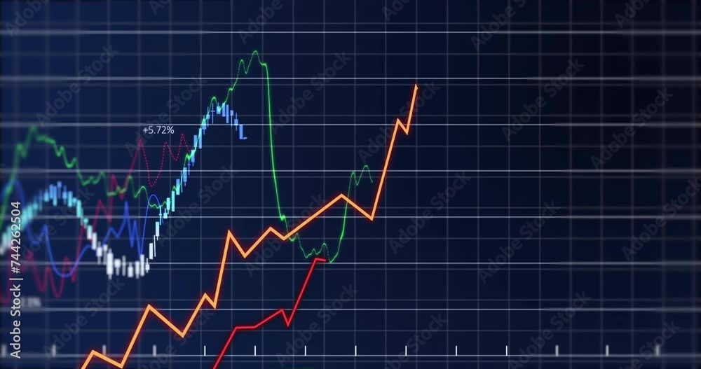 Animation of financial data processing over grid Animation of financial data processing over grid