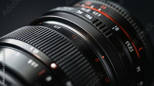 Product Photography, Close-up of a DSLR camera lens