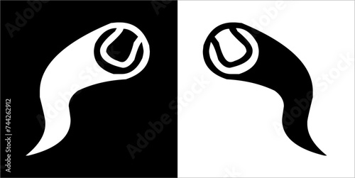 Illustration vector graphics of baseball icon