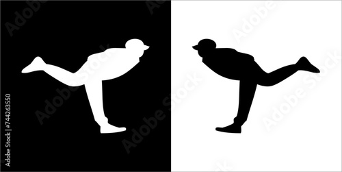 Illustration vector graphics of baseball icon