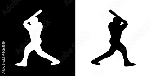 Illustration vector graphics of baseball icon