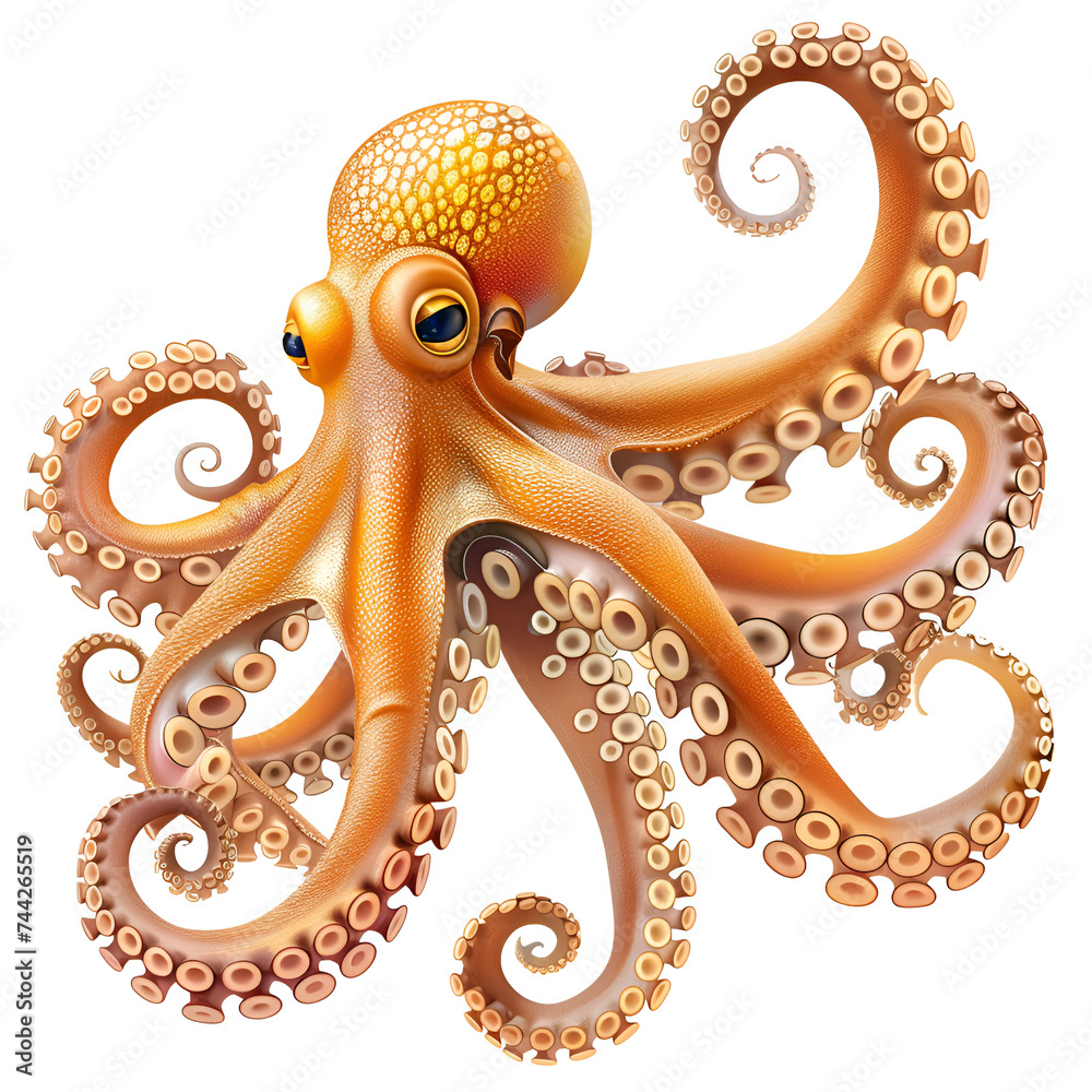 Obraz premium cute and lovely octopus