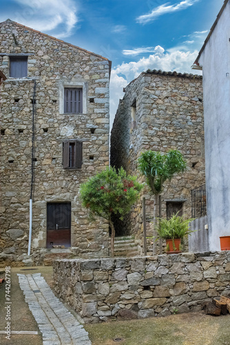 Piana village in Corsica
