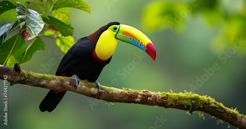 Discovering the Keel-Billed Toucan in the Lush Landscape of Central America s Forests