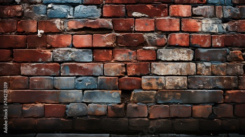 Wallpaper or background of brick texture as a background graphic resource