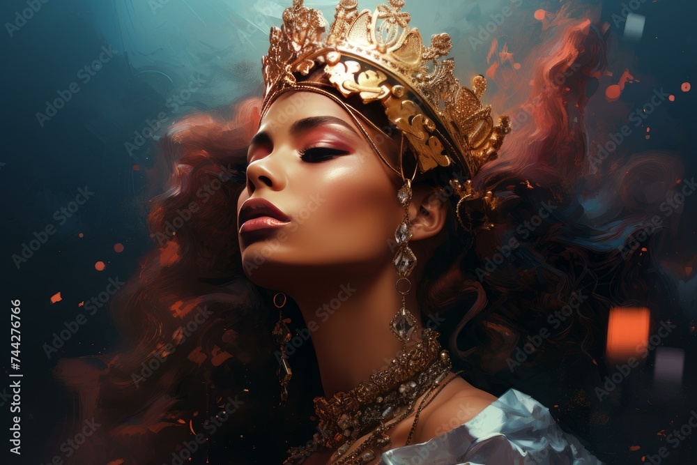 Persian queen. Creative girl fantasy. Generate Ai Persian queen. Creative girl fantasy. Generate Ai
