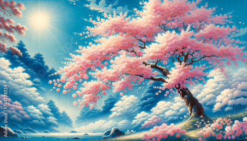 浮世絵／Cherry Blossom © dalb
