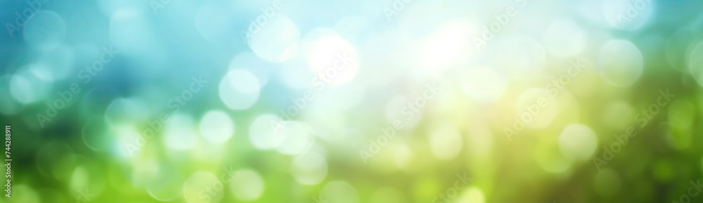 Sunny abstract green nature background, Blur blue and green bokeh light Sunny abstract green nature background, Blur blue and green bokeh light
