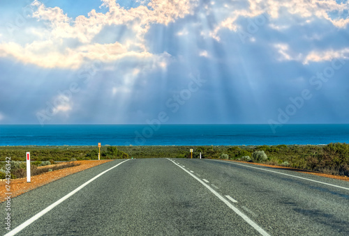 Obraz na płótnie Indian Ocean Drive is a coastal highway in the Australian state of Western Australia w salonie