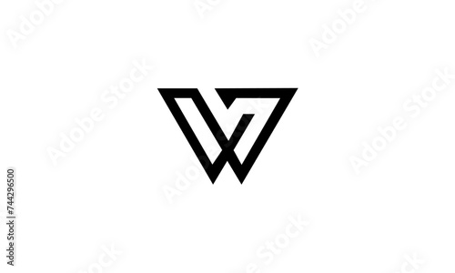 W logo design