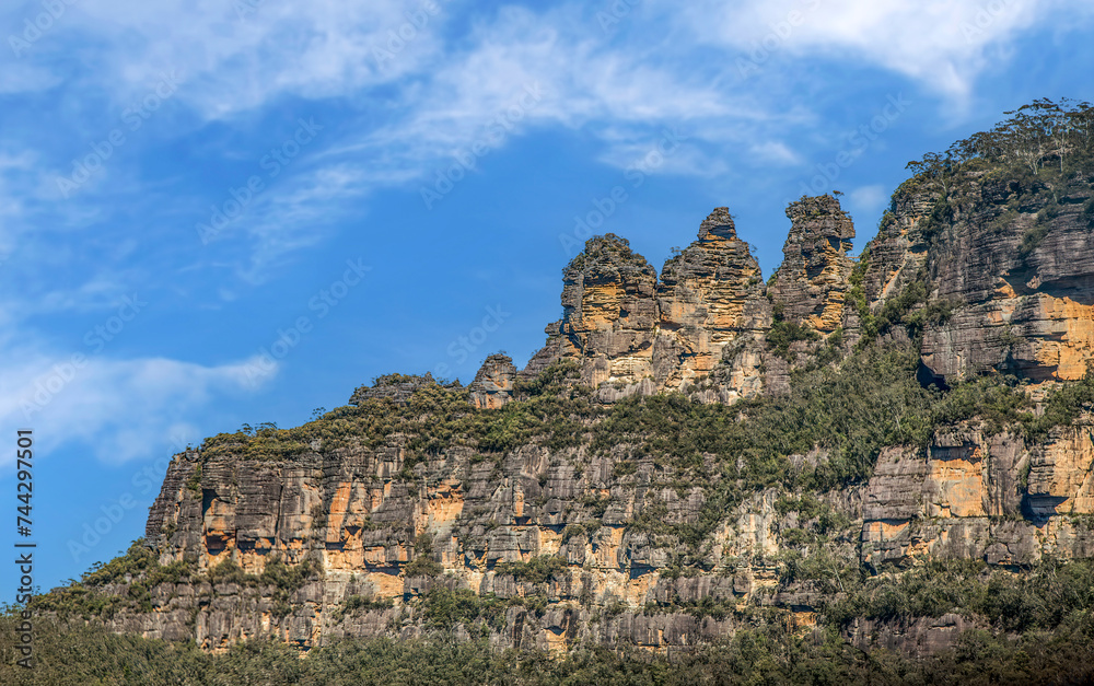 Blue Mountains National Park a vast region west of Sydney, Australia, and part of the Great Dividing Range.