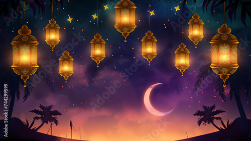 Ramadan  fasting  iftar and celebration cards