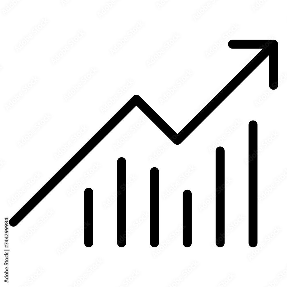 increase icon, growing icon increase icon, growing icon