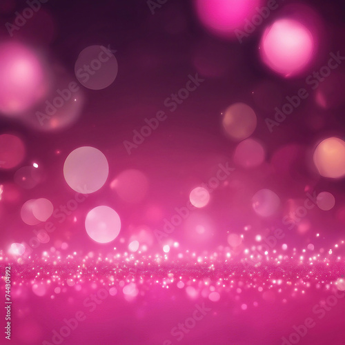 beautiful pink bokeh light effect design