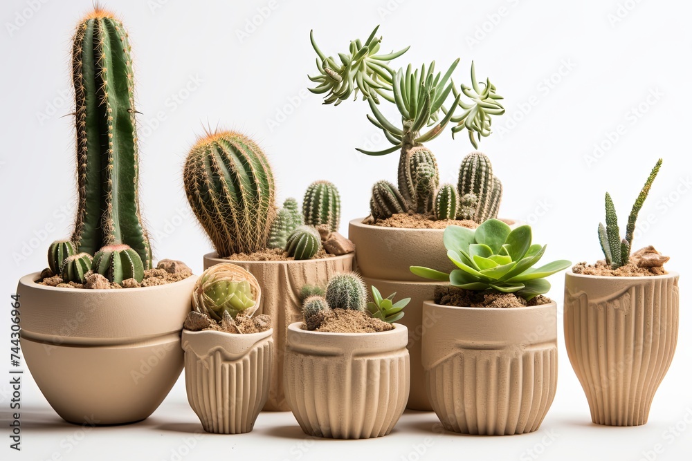 Sandy Pottery: Cactus and Succulent Beach Decor Ideas for a Seascape Home Sandy Pottery: Cactus and Succulent Beach Decor Ideas for a Seascape Home
