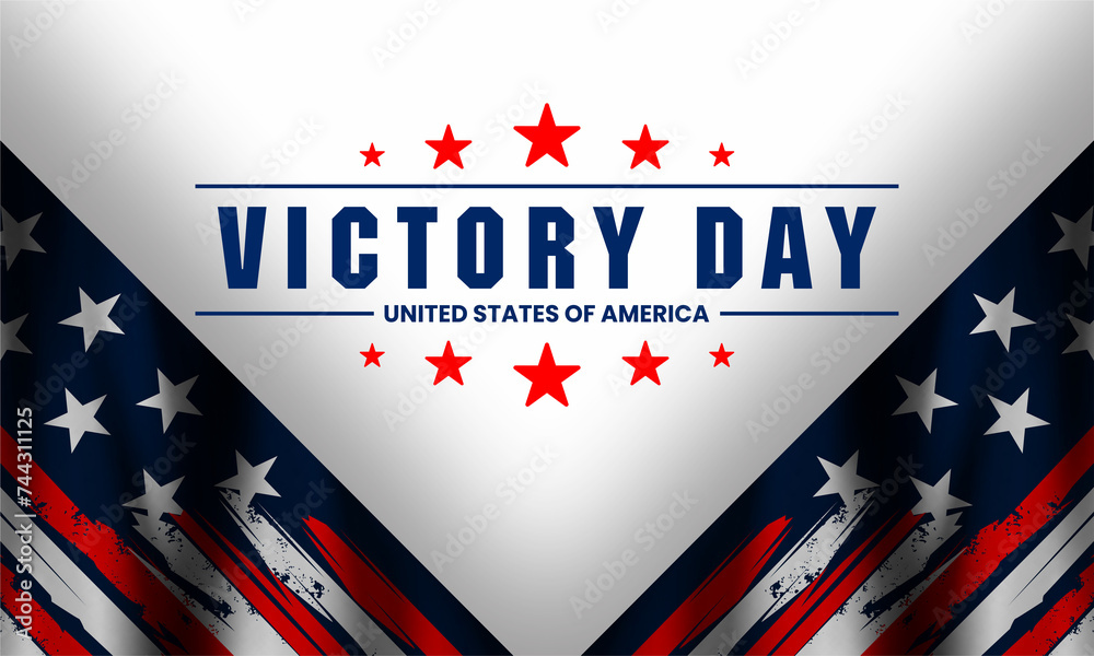 Victory Day United States vektor background Victory Day United States vektor background
