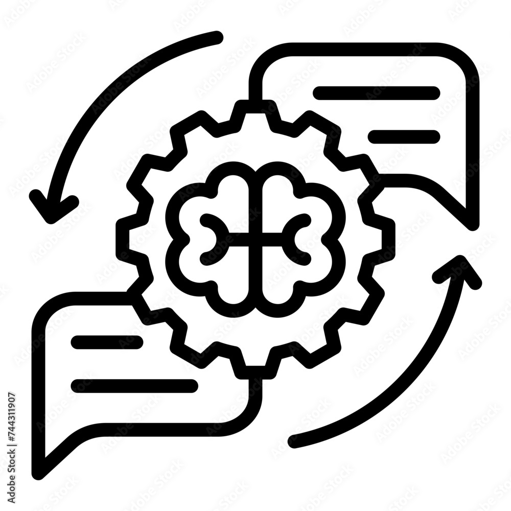 Natural Language Processing Icon Natural Language Processing Icon