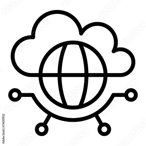 Cloud Computing Icon
