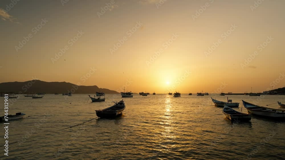 Beautiful and colorful sunset in Juan Griego beach, Margarita Island. Venezuela Beautiful and colorful sunset in Juan Griego beach, Margarita Island. Venezuela