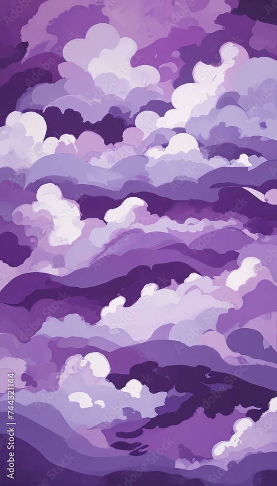 abstract background violet clouds in the sky or violet sky and clouds or purple sky with clouds 