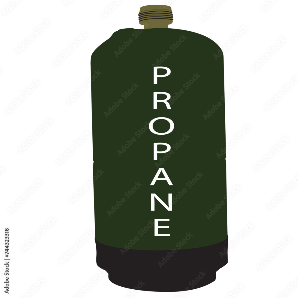 An illustration of a propane cylinder An illustration of a propane cylinder