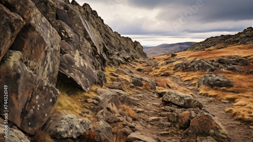 High dynamic range and rocks a dramatic view © stocksbyrs