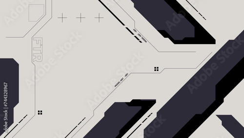 modern abstract futuristic background with cyberpunk style design