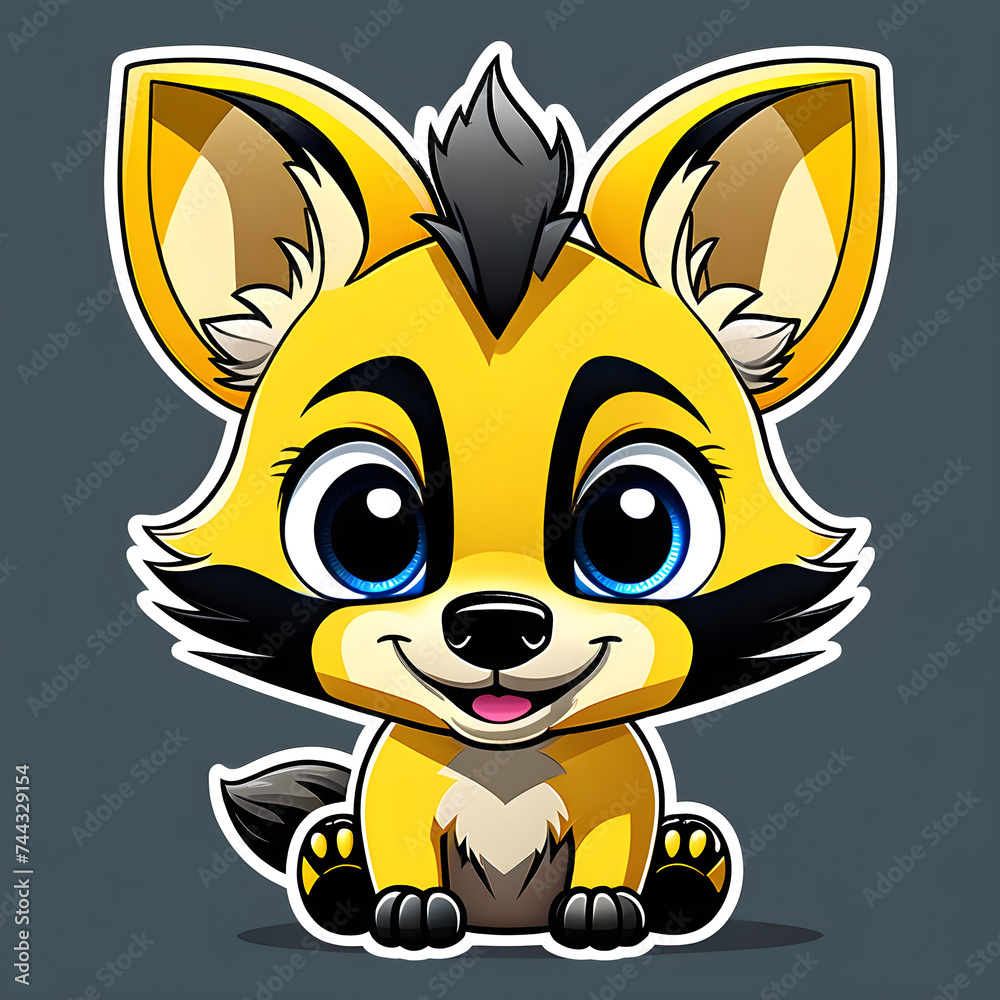 Enchanting Hyena Cubs: Capturing the Charisma of Adorable Expressions.(Generative AI) Enchanting Hyena Cubs: Capturing the Charisma of Adorable Expressions.(Generative AI)
