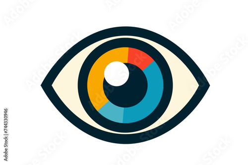 Free Download eye icon eye symbol eye logo flat colorful vector
 - GFXLoad
