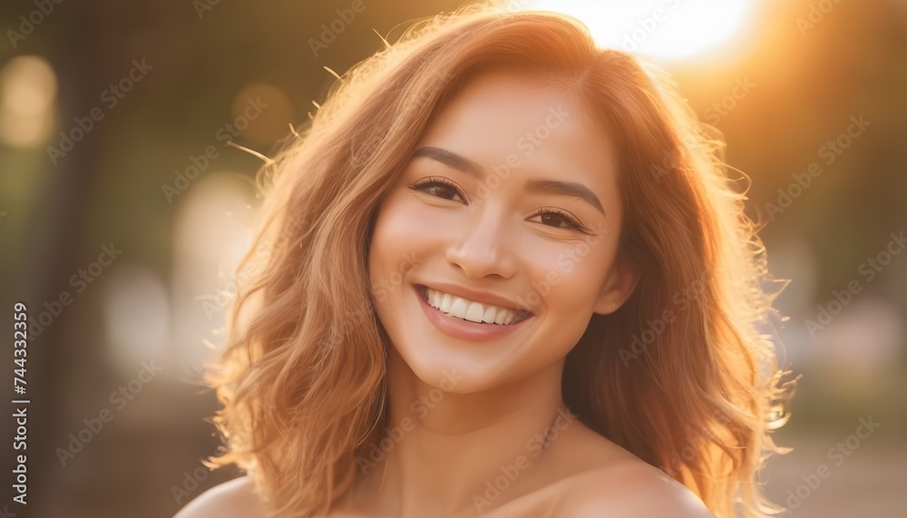 beautiful woman and smile beautiful woman and smile