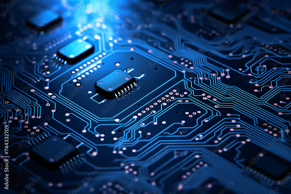 Printed circuit as background Printed circuit as background