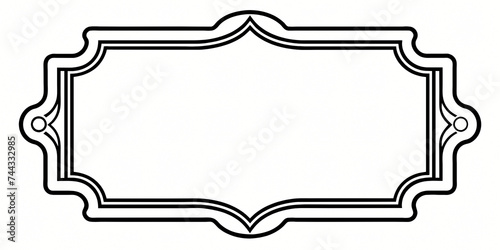 White frame on wall, symbolizing education and knowledge
