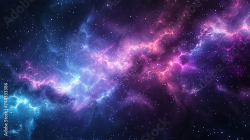 Cosmic Fusion  Space-Themed Tech Geometric Background  Blending the Wonders of the Universe with Futuristic Design