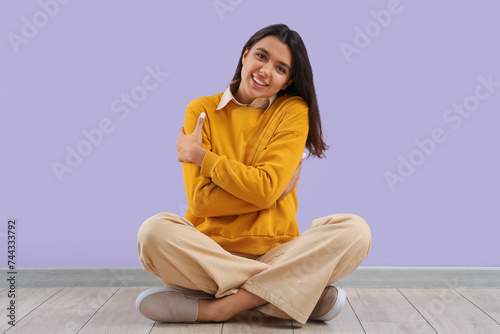 Beautiful young happy woman...